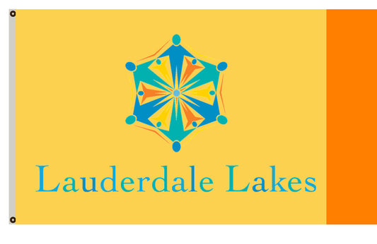 Fyon Florida banner City of Lauderdale Lakes Flag