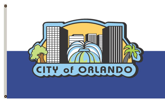 Fyon Florida banner City of Orlando Flag