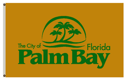Fyon Florida banner City of Palm Bay Flag