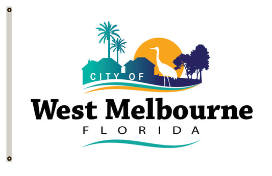 Fyon Florida banner City of West Melbourne Flag