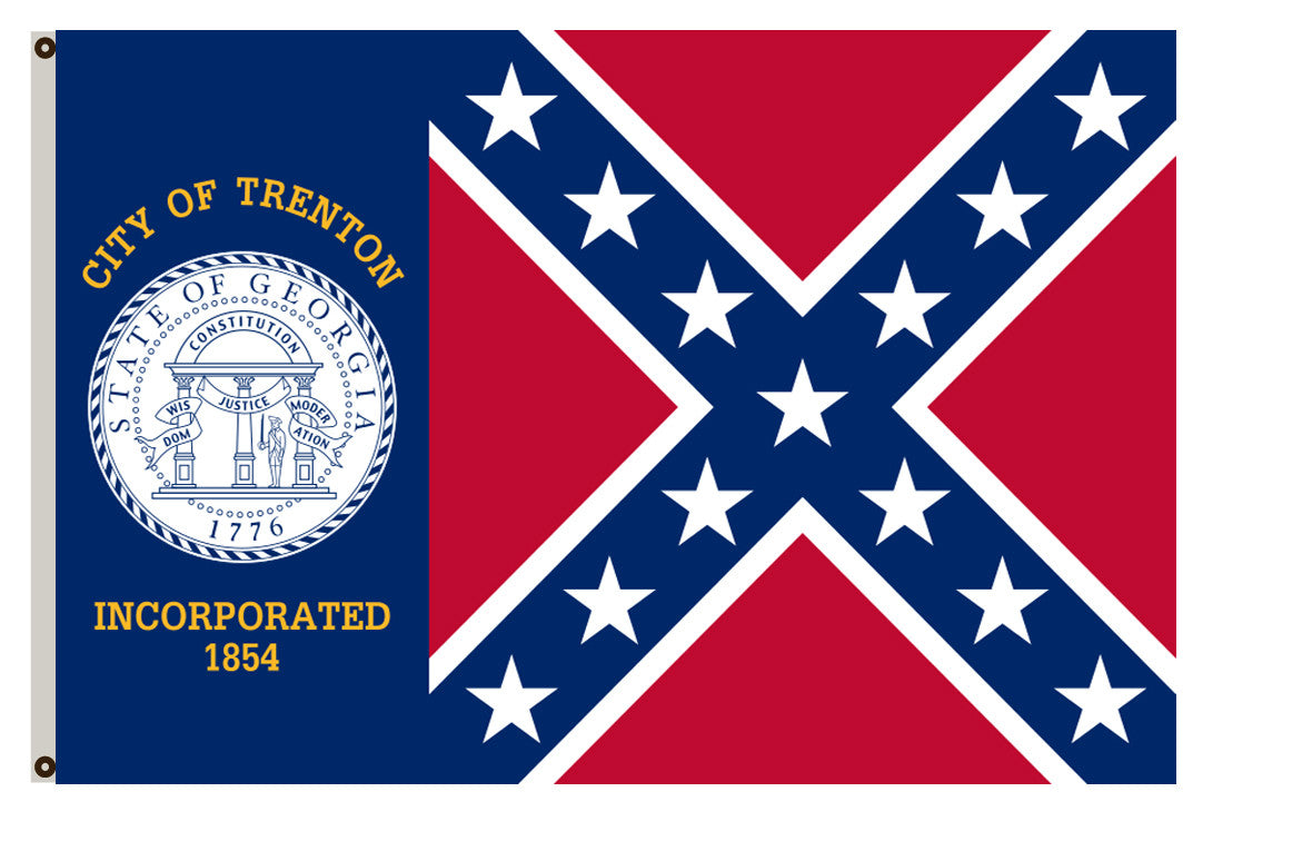 Fyon Georgia banner City of Trenton Flag