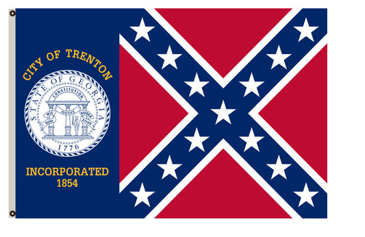 Fyon Georgia banner City of Trenton Flag