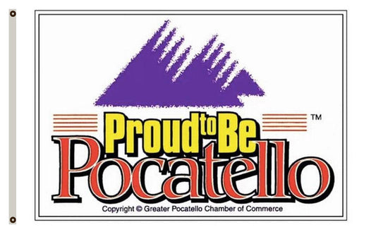 Fyon Idaho banner City of pocatello flag
