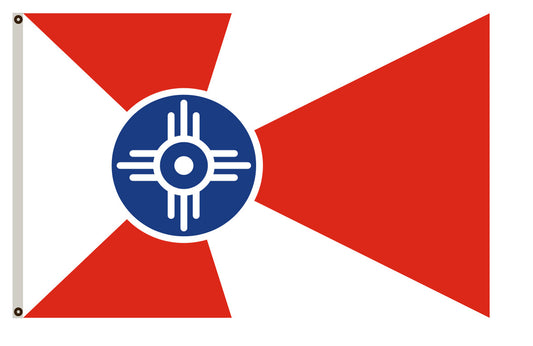 Fyon Kansas banner City of Wichita Flag