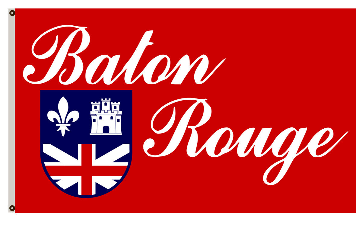 Fyon Louisiana banner City of Baton Rouge Flag
