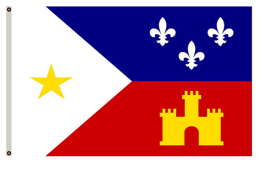 Fyon Louisiana banner City of Lafayette Flag