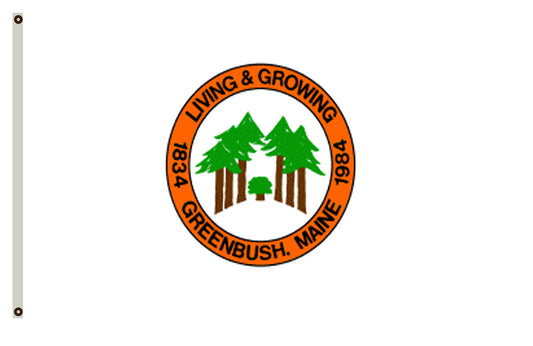 Fyon Maine banner City of Greenbush Flag