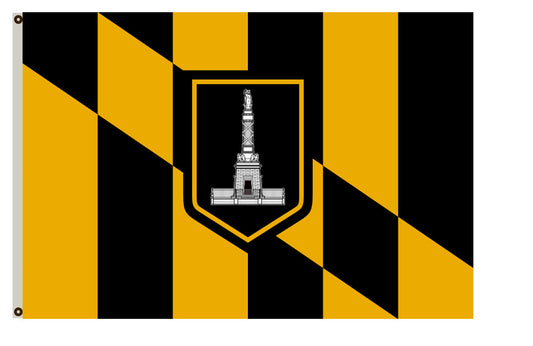 Fyon Maryland banner City of Baltimore Flag