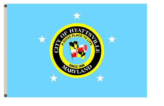 Fyon Maryland banner City of Hyattsville Flag