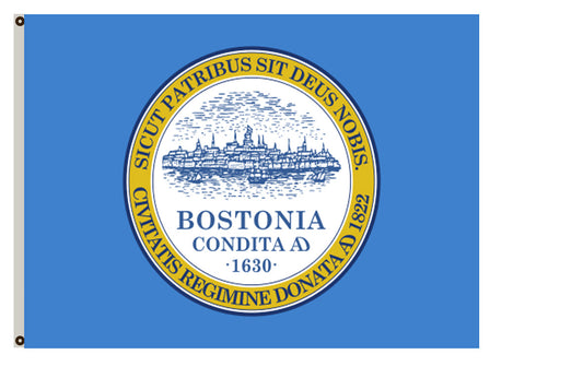 Fyon Massachusetts banner City of Boston Flag