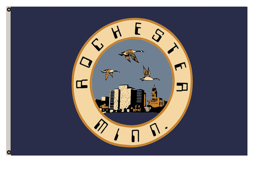 Fyon Minnesota banner City of Rochester Flag