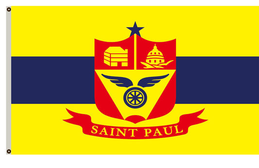 Fyon Minnesota banner City of Saint Paul Flag