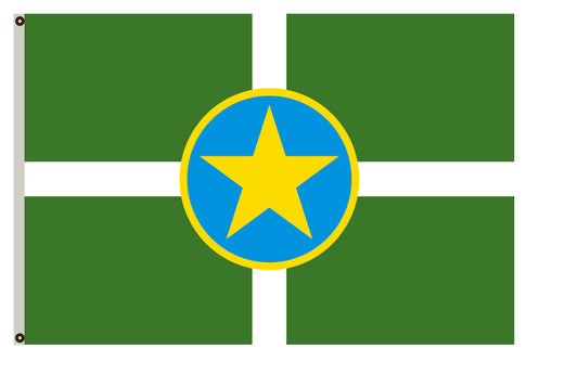 Fyon Mississippi banenr City of Jackson Flag