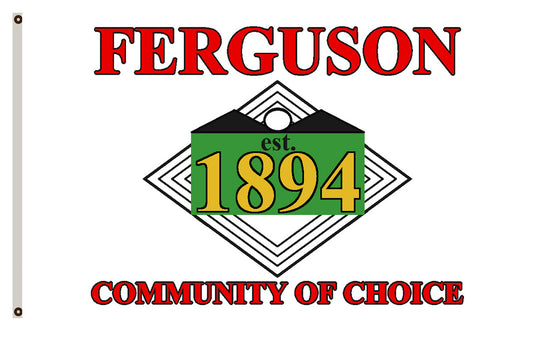 Fyon Missouri banner City of Ferguson Flag