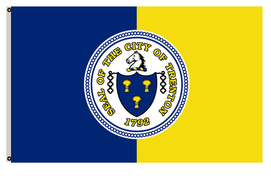 Fyon New Jersey banner City of Trenton Flag