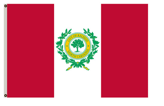 Fyon North Carolina banner City of Raleigh Flag