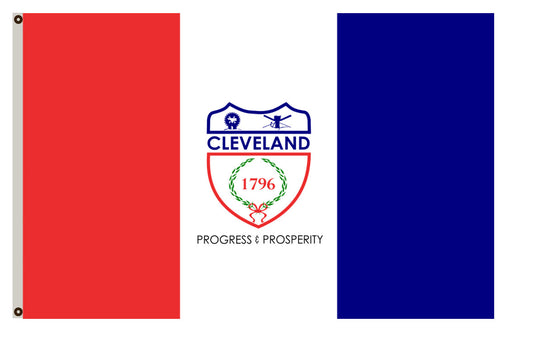 Fyon Ohio banner City of Cleveland Flag