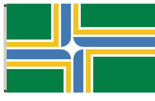 Fyon Oregon banner City of Portland Flag