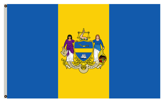 Fyon Pennsylvania banner City of Philadelphia Flag