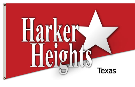 Fyon Texas banner City of Harker Heights Flag