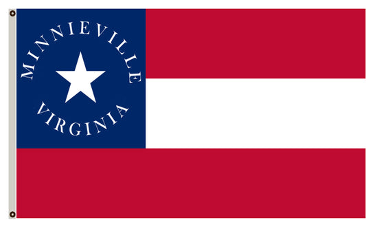 Fyon Virginia banner City of Minnieville Flag