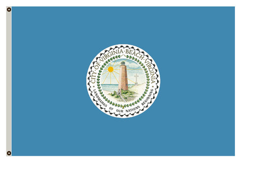 Fyon Virginia banner City of Virginia Beach Flag