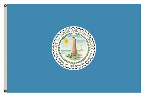 Fyon Virginia banner City of Virginia Beach Flag