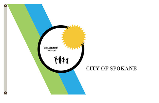 Fyon Washington banner City of Spokane Flag