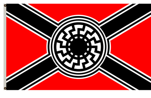 Fyon Star Wars Star Trek fans banner Black Sun Flag