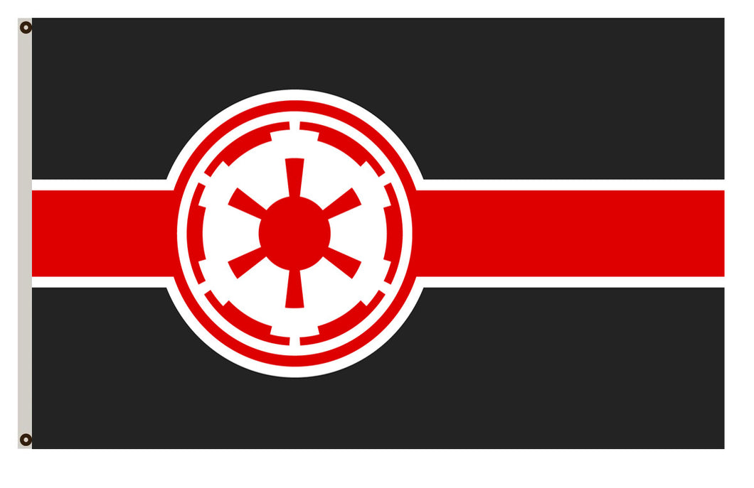Fyon Star Wars Star Trek fans banner Galactic Empire Flag