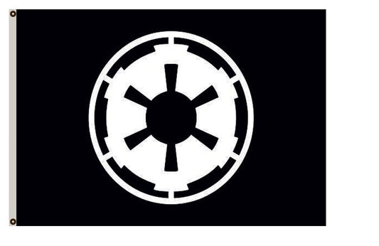 Fyon Star Wars Star Trek fans banner Galactic Empire Flag