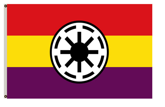 Fyon Star Wars Star Trek fans banner the Calactic Republic Flag