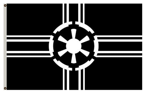 Fyon Star Wars Star Trek fans banner The Galactic Empire Flag