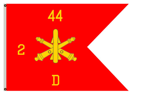 Fyon Guidon banner Artillery Branch Air Defense Artillery units flag