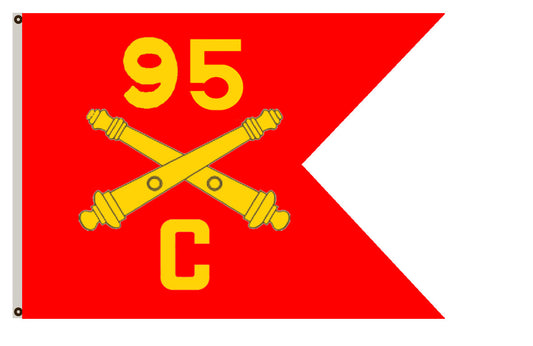 Fyon Guidon banner Artillery Branch Field Artillery units flag