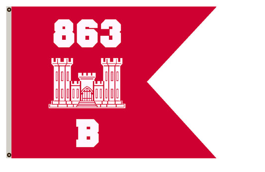 Fyon Guidon banner Engineers Corps flag
