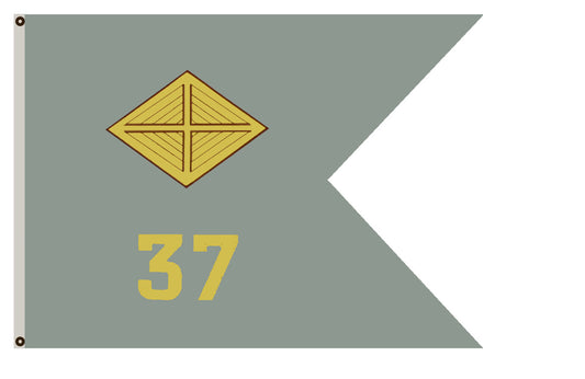 Fyon Guidon banner Finance Corps flag