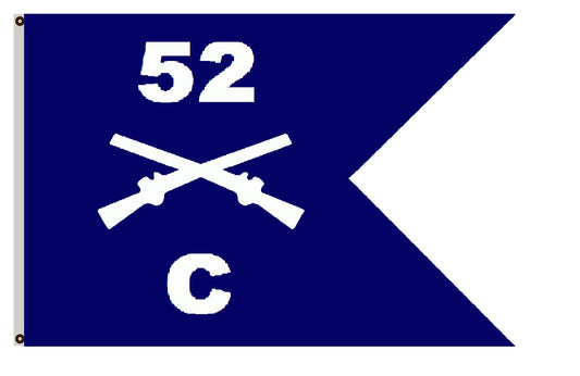 Fyon Guidon banner Infantry Branch (United States) flag