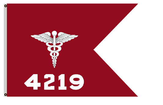 Fyon Guidon banner Medical Department flag