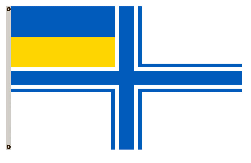 Current War flags that are also naval ensigns banner The Ukrainian Navy's ensign flag