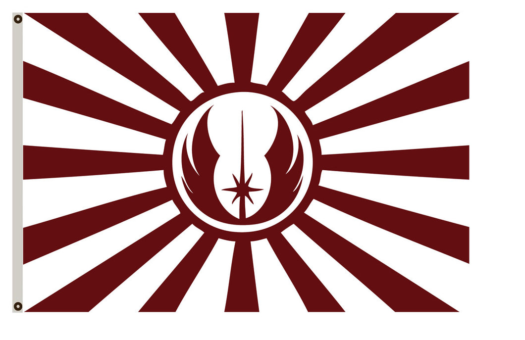 Fyon Star Wars Star Trek fans banner the Jedi order flag