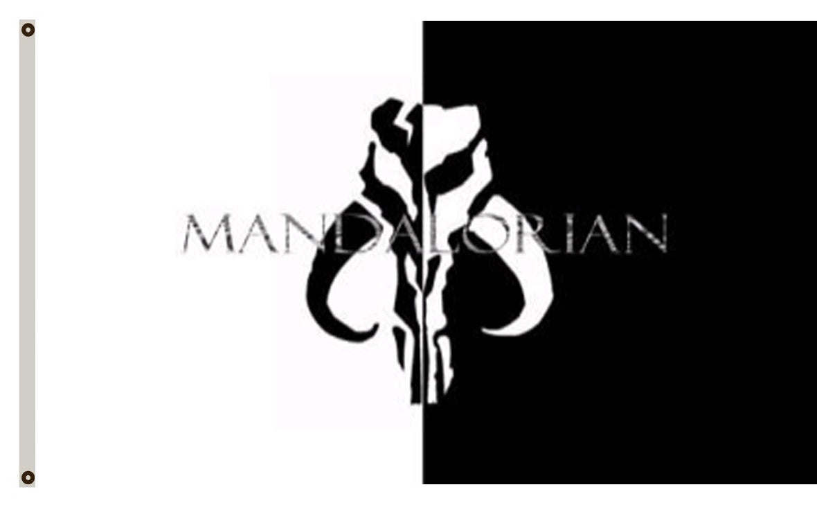 Fyon Star Wars Star Trek fans banner the Mandalorianl flag
