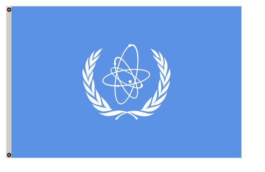 United Nations  banner Agencies and organizations IAEA International Atomic Energy Agency flag