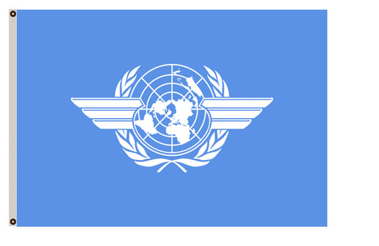 United Nations  banner Agencies and organizations ICAO International Civil Aviation Organization flag