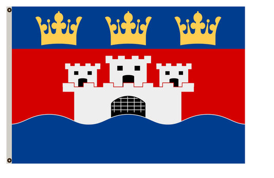 Arms banner County Jönköping County flag