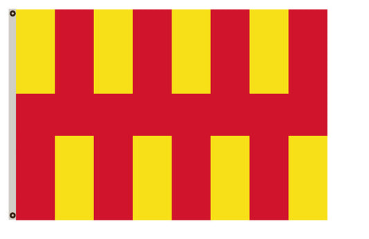Arms banner County Northumberland flag