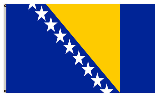 Arms banner National Bosnia and Herzegovina flag