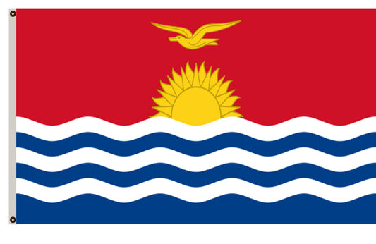 Arms banner National Kiribati flag