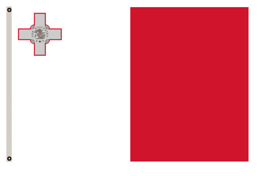 Arms banner National Malta flag