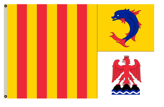 Arms banner Subdivision Provence-Alpes-Côte d'Azur flag